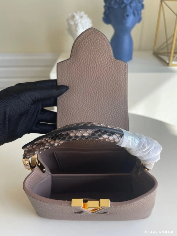 Official oldcobbler LOUIS VUITTON CAPUCINES MINI 0802